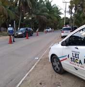 Operação Lei Seca recolhe seis CNHs na cidade de Maragogi