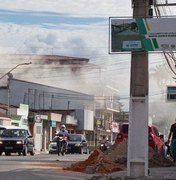 Churrasco acaba em princípio de incêndio em União dos Palmares