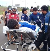 Funcionária de distribuidora sofre acidente no Zélia Barbosa Rocha