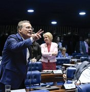 Combativo, Renan Calheiros fala sobre presidência do senado e troca farpas com senador