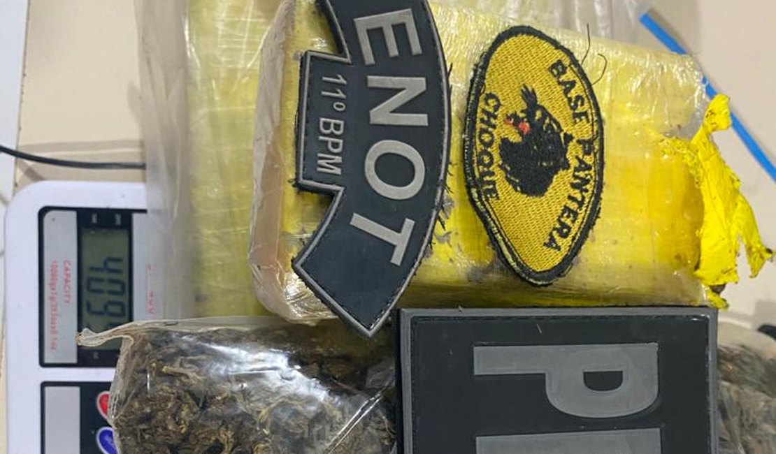 Homem é preso por tráfico de drogas em Piaçabuçu