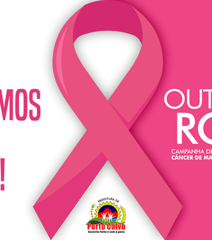 Porto Calvo promove ações de saúde do Outubro Rosa nesta quarta-feira