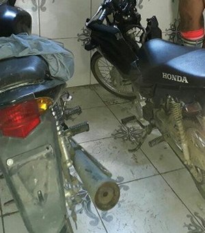 Duas motocicletas roubadas são recuperadas em União dos Palmares