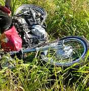 [Vídeo] Motociclista fica ferido em acidente na BR-104 em União dos Palmares