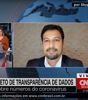 Rodrigo Cunha defende projeto que obriga governo a dar transparência a dados da Covid-19