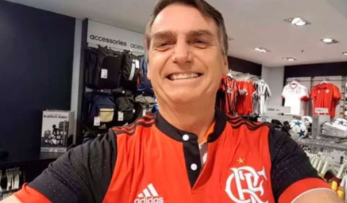 'Até sábado, sou Mengão', diz Bolsonaro sobre Libertadores