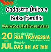Prefeitura de Jacuípe anuncia eventos itinerantes do Cadastro Único