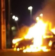 Incêndio destrói dois veículos e atinge mais um em Maceió 