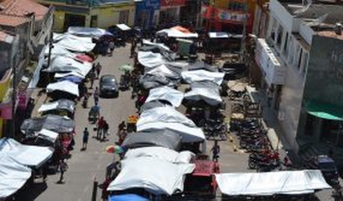 Covid 19: prefeituras suspendem feiras em 28 cidades do interior de Alagoas