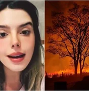 Giovanna Lancellotti mostra incêndios perto de casa e pede ajuda: “Urgente”