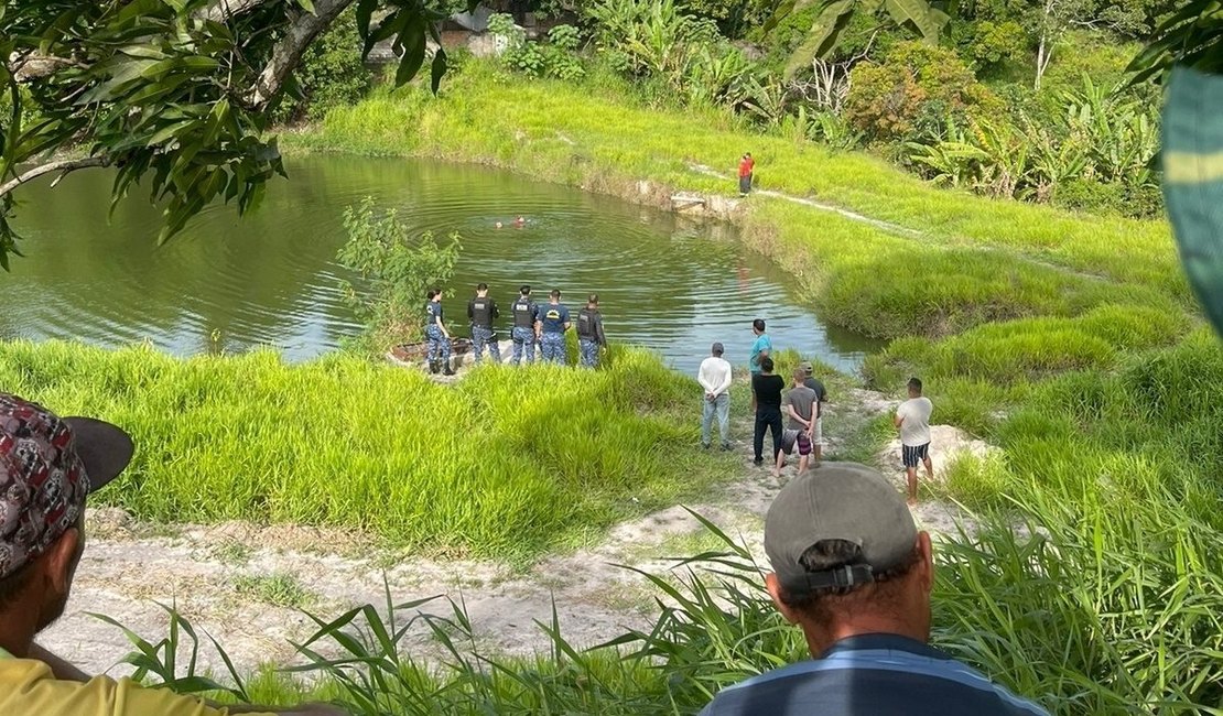 Mulher que se afogava junto com companheiro em açude é salva por adolescentes em Campo Alegre