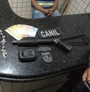 Três homens são presos com drogas e arma em bar na cidade de São Sebastião