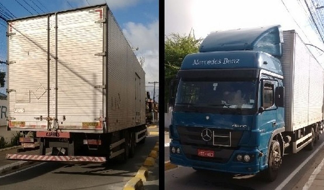PC recupera caminhão em Porto Real do Colégio