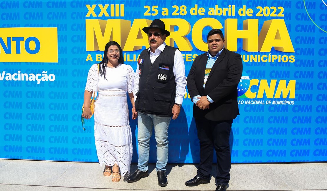 Gilberto Gonçalves participa da XXIII Marcha em defesa dos municípios