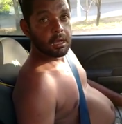 [Vídeo] Motorista embriagado 'apaga' ao volante e acaba flagrado pela polícia