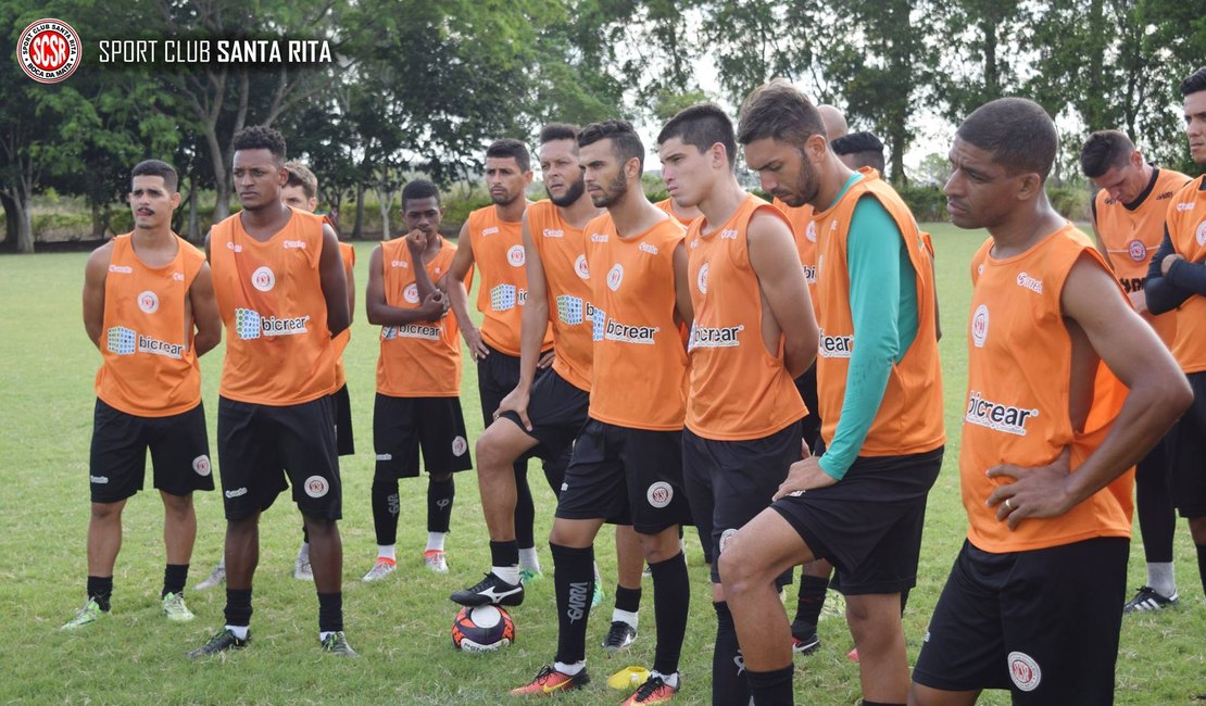 Com volante Jota e atacante Márcio Telê, Santa Rita divulga elenco 2018