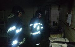Bombeiros apagaram as chamas na cozinha de pousada em Maragogi