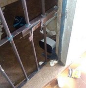 Preso força grade de cela e foge da Central de Polícia Civil em Arapiraca, no Agreste