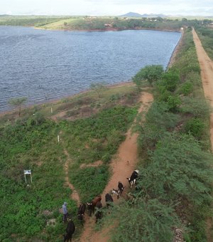 FPI constata situação de abandono e falta de manutenção da maior barragem de Alagoas
