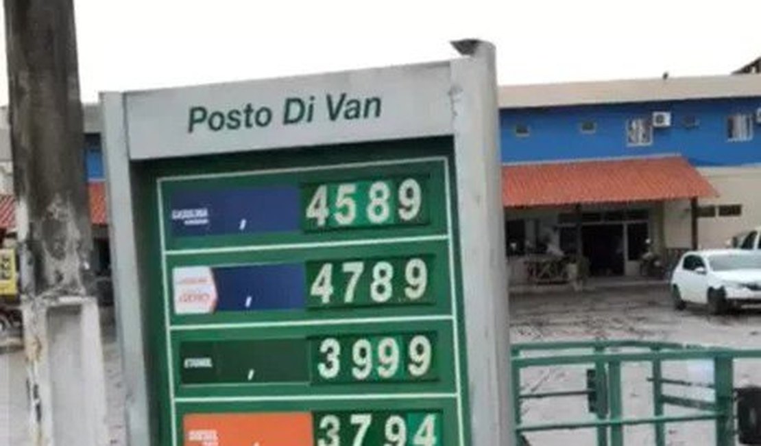 Preço da gasolina em Arapiraca se mantém mais caro que na capital 