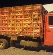 Sefaz autua caminhões carregados com 5.000 frangos