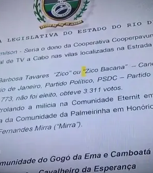 Zico Bacana, era PM, ex-vereador, foi ouvido no caso Marielle e citado em CPI como chefe de milícia