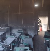 Escola particular de Arapiraca registra princípio de incêndio