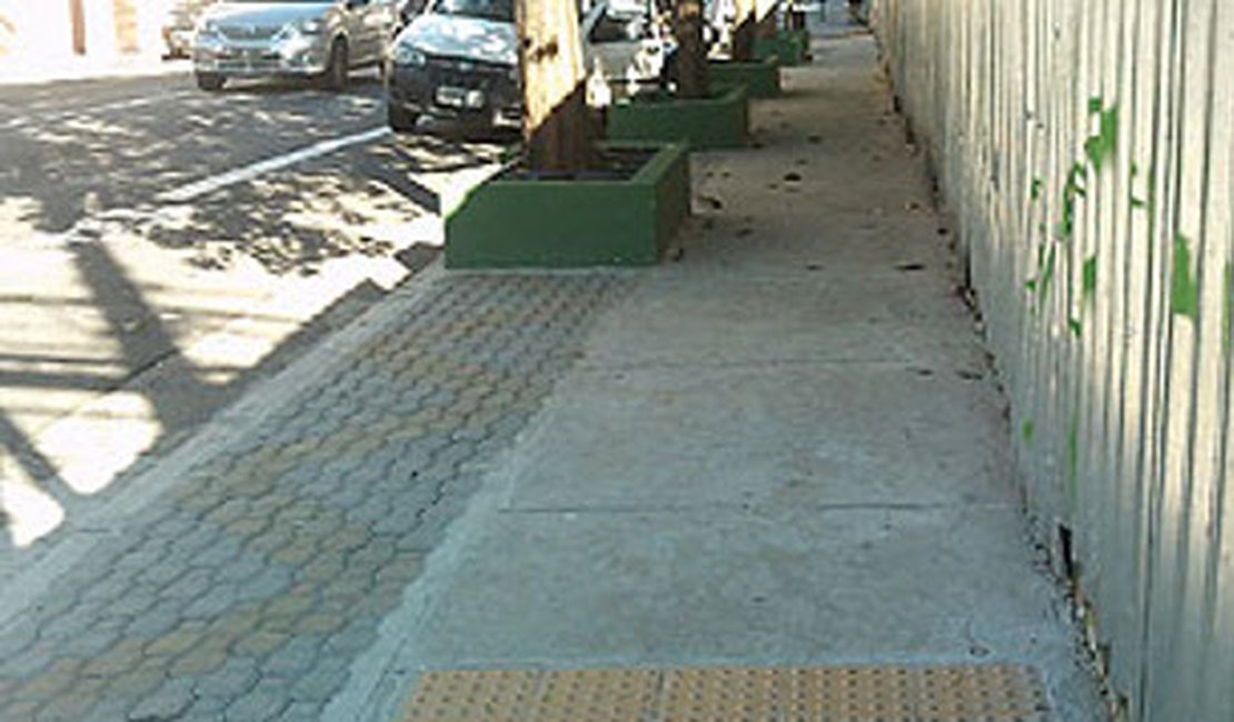 Arapiraca: calçadas com acessibilidade terão desconto no IPTU
