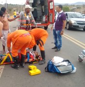Motociclista tem perna decepada em acidente na AL-115 próximo a Palmeira dos Índios