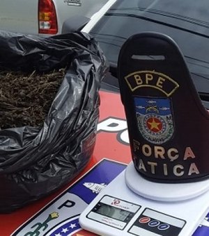 Polícia apreende 5 quilos de maconha no Jacintinho