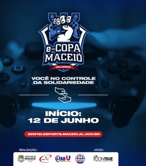Semtel prorroga inscrições para e-Copa Maceió Solidária