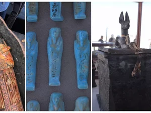 Novas descobertas no Egito incluem múmias, papiro e amuletos com 3.400 anos