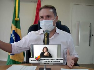 Alagoas vai receber mais 12.500 doses da CoronaVac ainda nesta segunda-feira