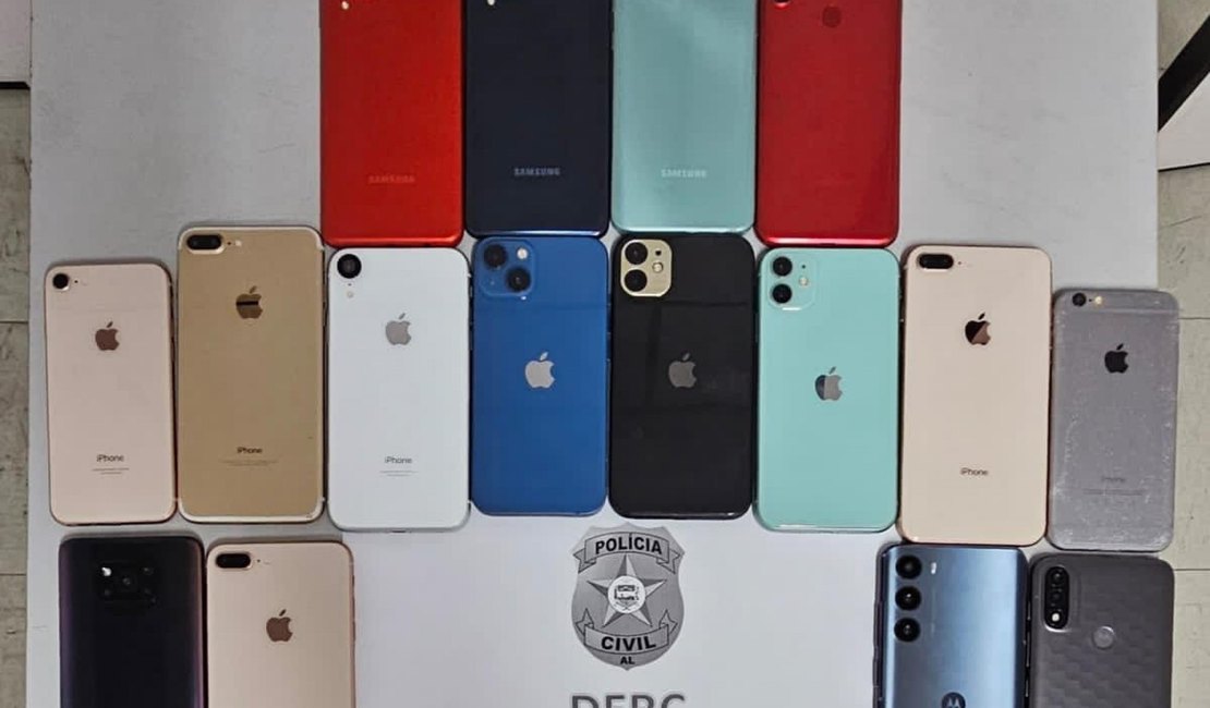 Polícia Civil recupera 35 celulares no mês de julho