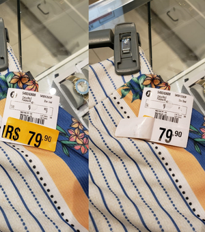 Loja de roupas é notificada por fraude em etiquetas na Black Friday