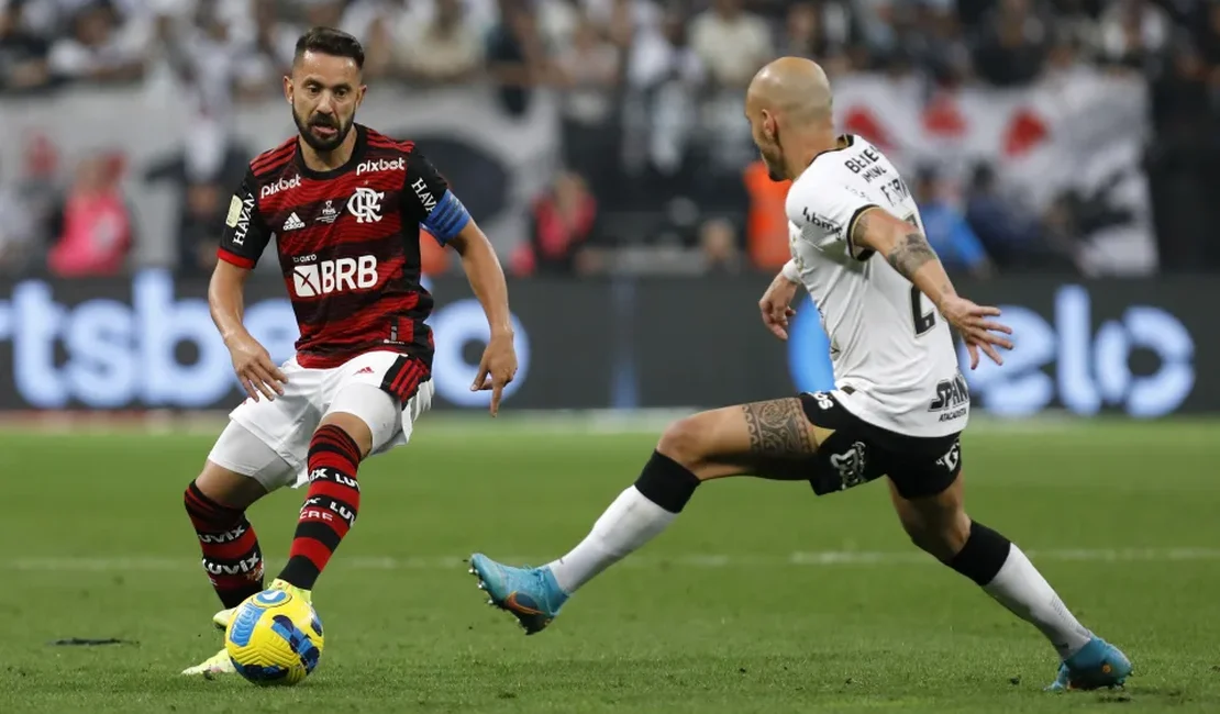 As armas de Flamengo e Corinthians caso a final da Copa do Brasil seja decidida nos pênaltis