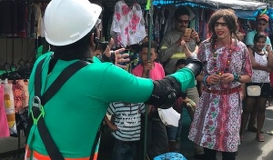 Eletrobras realiza Blitz de Segurança em feira livre de Arapiraca nesta segunda (5)