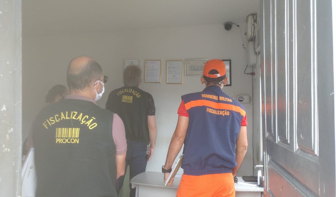 Corpo de Bombeiros, Procon e Ministério Público fiscalizam revendas de gás de cozinha em Arapiraca