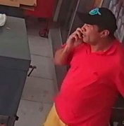 [Vídeo] Homem é flagrado furtando celular em posto de gasolina no Farol
