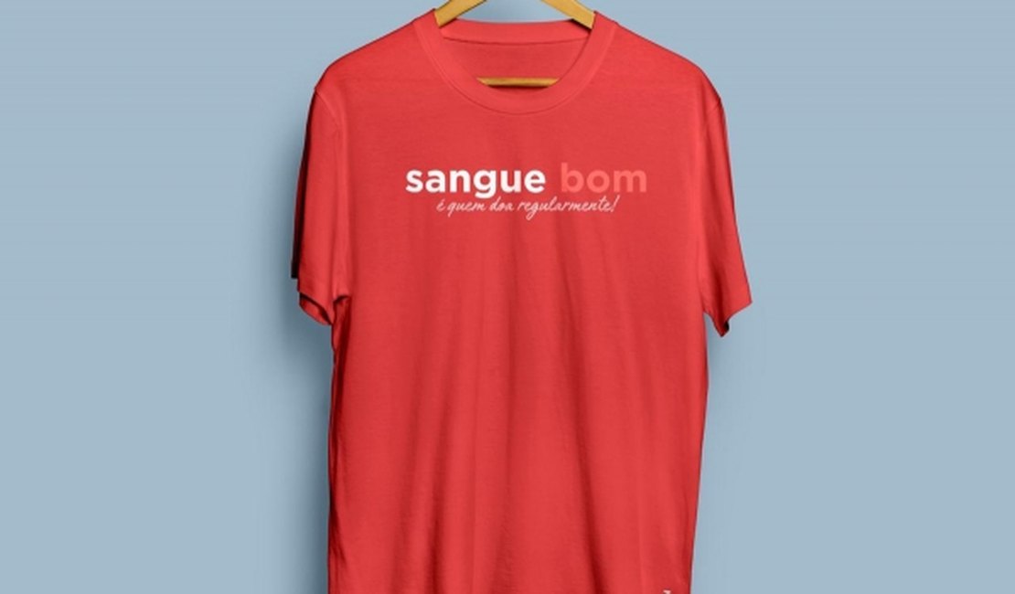 Campanha de Páscoa do Hemoal contempla doadores com uma camisa especial