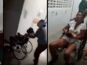 [Vídeo] Gestante dá à luz em uma cadeira de rodas no corredor de hospital