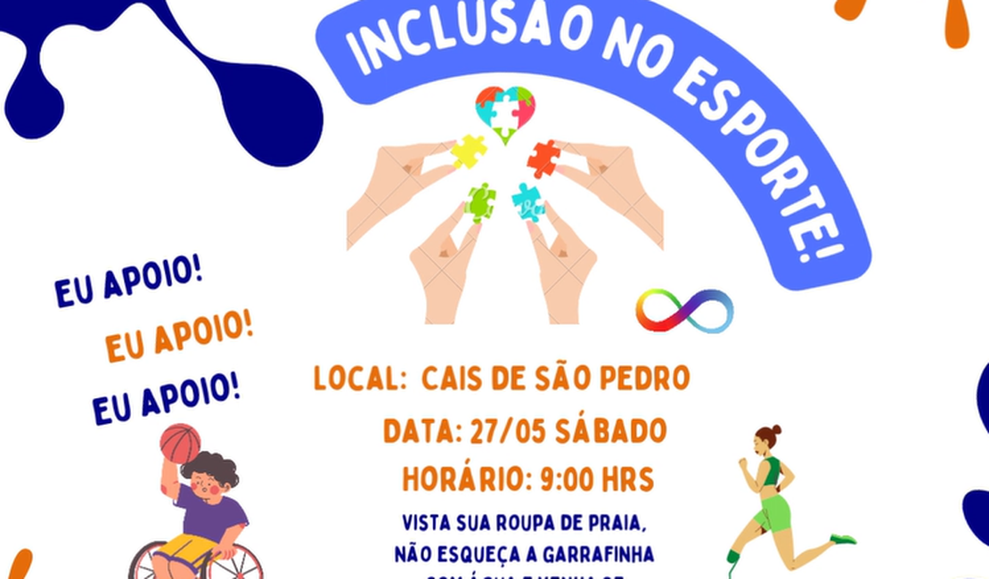 Crianças e jovens autistas de Arapiraca participam de Dia de Esportes e Lazer na Barra de São Miguel