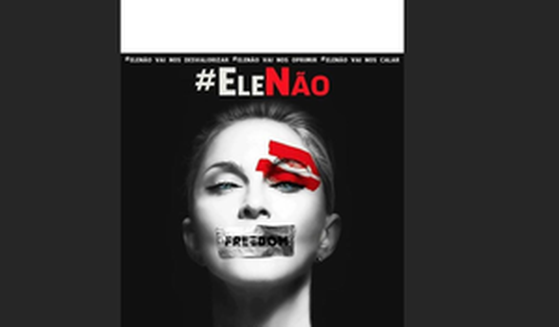Madonna entra na campanha #Elenão e pede 'fim do fascismo'