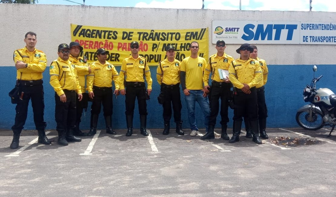 Agentes da SMTT planejam paralisar na chegada da Cavalgada da Padroeira, em Arapiraca