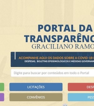 Despesas com a pandemia podem ser acessadas no Portal da Transparência