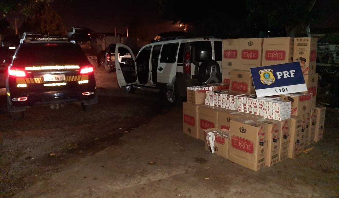 20 mil carteiras de cigarro contrabandeadas são apreendidas pela PRF em Belém