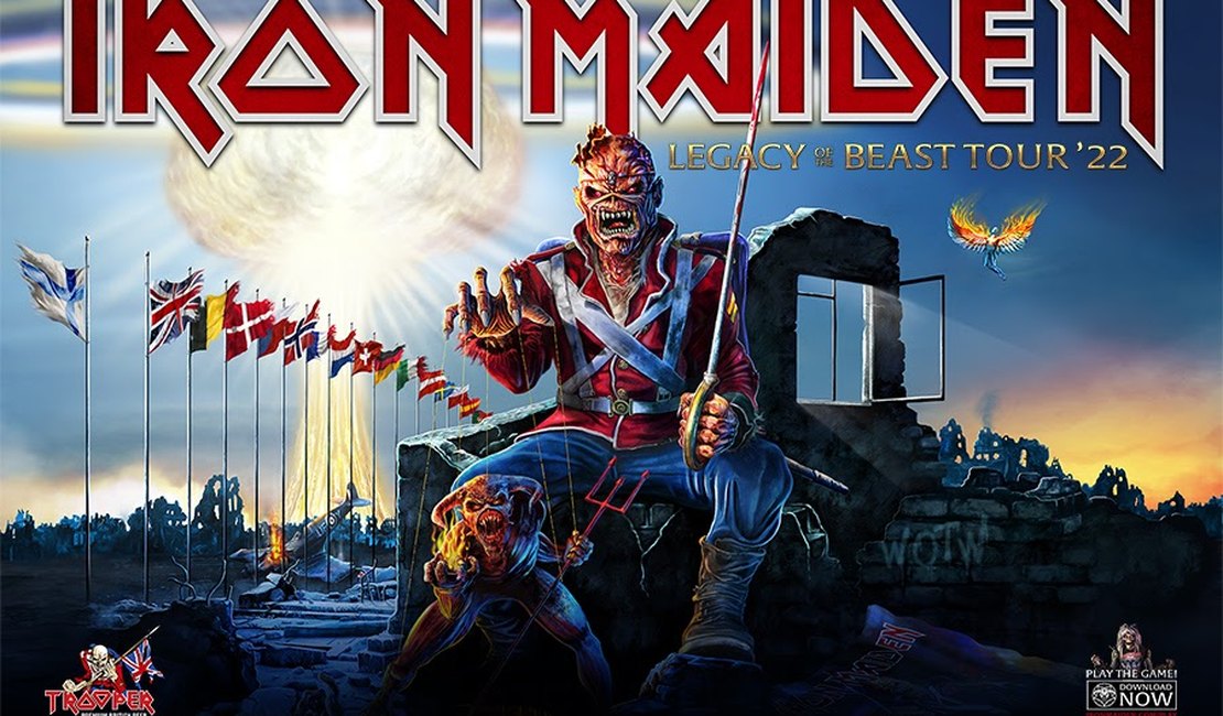 Iron Maiden anuncia shows em São Paulo, Curitiba e Ribeirão Preto