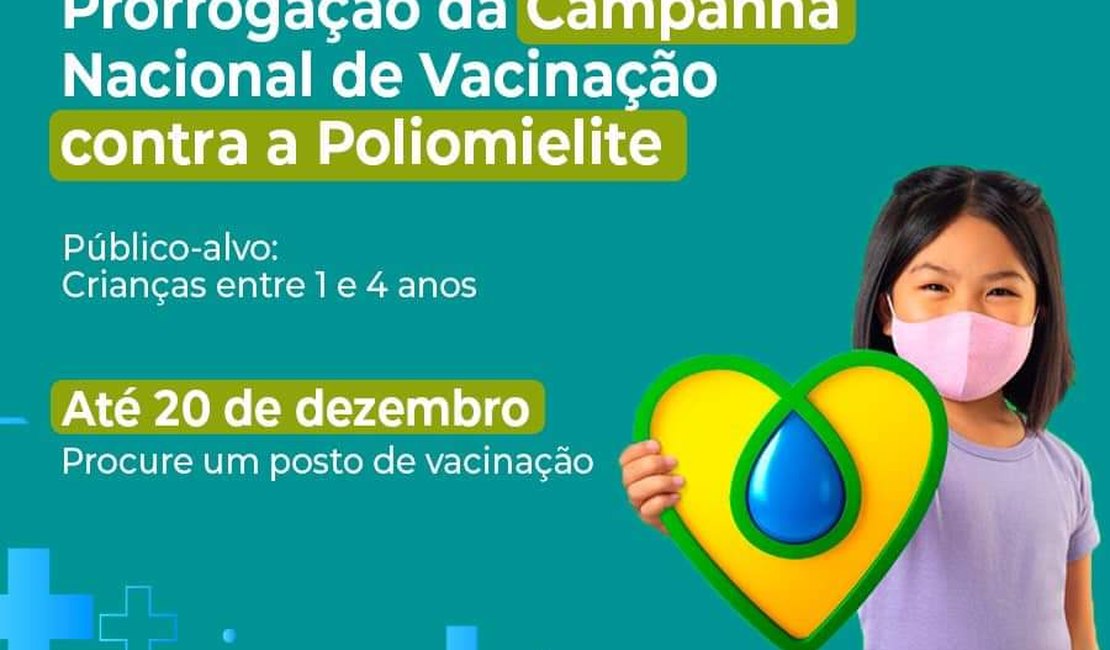 Prefeitura de Maragogi prorroga vacinação contra sarampo e poliomielite
