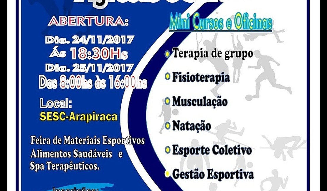 Arapiraca será sede do 1º Encontro de Educação Física do Agreste e Sertão