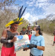 LBV entrega cestas de alimentos para famílias em situação de risco alimentar em Alagoas através de doações